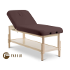  FABULO Spa Lux V2 Set favázas fix masszázságy Kárpit színe: csokoládé, Ágy szélessége: 81 cm