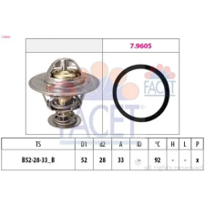 FACET termosztát, hűtőfolyadék 7.8928 autóalkatrész