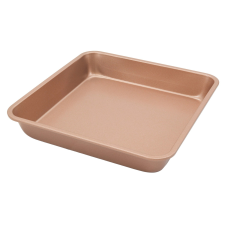 Fackelmann Zenker Szögletes tortaforma 23 cm rose gold konyhai eszköz