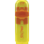 Factis Radír Factis színes átlátszó műanyag tokban kupakkal 1 db sárga