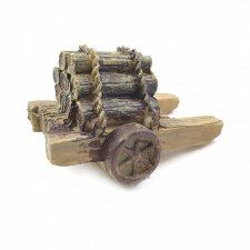 Fahordó taliga, polyresin. Mérete: 45x30x30 mm dekorációs kellék
