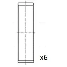 FAI AutoParts hajtókar csapágy BB2018-025 autóalkatrész