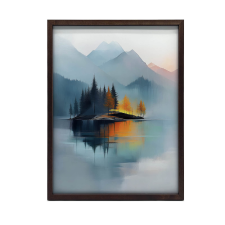 FAKERETES FALI PLAKÁT BÉKE OASIS 70x100 CM grafika, keretezett kép