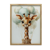  FAKERETES FALI PLAKÁT EGY ZSIRÁF RÖVŐ ÁLMAI 50x70 CM