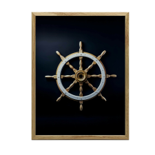 FAKERETES FALI PLAKÁT NAVIGÁCIÓS ELEGANCE 30x40 CM grafika, keretezett kép