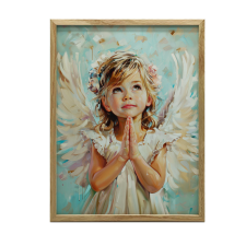 FAKERETES FALI PLAKÁT REMÉNY A MENNYBEN 70x100 CM grafika, keretezett kép