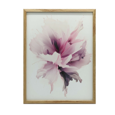 FAKERETES PLAKÁT FALRA FINOM ÉRINTŐ VIRÁG 70x100 CM grafika, keretezett kép