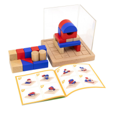 Fakopáncs 3D építőjáték feladatlappal fajáték