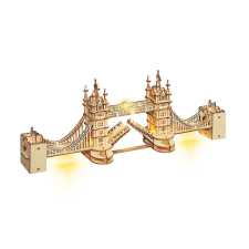 Fakopáncs 3D modell - Tower-híd puzzle, kirakós