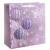 Fakopáncs Ajándéktasak - kicsi (lila alapon, lila díszek)