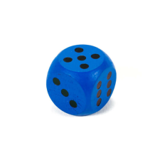 Fakopáncs Fa dobókocka 1,5 cm (kék) társasjáték