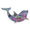 Fakopáncs Fa puzzle, színes A4 méretű (delfin)