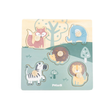 Fakopáncs Fogantyús puzzle - állatok (polarB) puzzle, kirakós