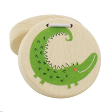 Fakopáncs Kasztanyetta - erdei állatok (krokodil) játékhangszer