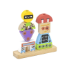 Fakopáncs Montesszori játék (robotok)