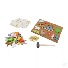Fakopáncs Mozaik szett farmos -pasztell színben puzzle, kirakós