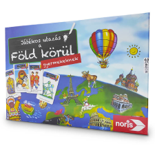 Fakopáncs Noris Föld körüli utazás gyermekeknek társasjáték kreatív és készségfejlesztő
