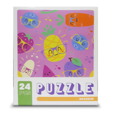 Fakopáncs Papír Puzzle 24db-os (mosolygós gyümölcsök) kreatív és készségfejlesztő