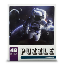 Fakopáncs Papír Puzzle 48db-os (űrhajós aszteroidák között) puzzle, kirakós