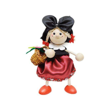 Fakopáncs Rugós figura (elzászi lány) játékfigura
