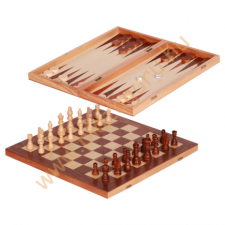 Fakopáncs Sakk + Backgammon - közepes társasjáték
