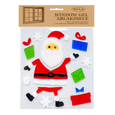 Fakopáncs Zselés ablakdísz (Télapó ajándékokkal) karácsonyi ablakdekoráció