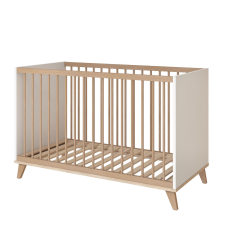 FAKTUM kiságy Flip White and Oak 60x120cm kiságy, babaágy