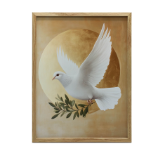 FALI PLAKÁT A SZENTLÉLEK SZIMBÓLUMA KERET NÉLKÜL 30x40 CM MATTE grafika, keretezett kép