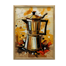  FALI PLAKÁT ARANY AROMA KONYHA KERET NÉLKÜL 50x70 CM Szőnyeg grafika, keretezett kép