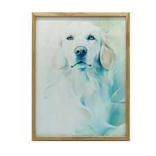 FALI PLAKÁT ARANY BARÁT FA KERETBEN 70x100cm MATT PAPÍR grafika, keretezett kép
