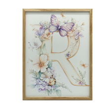 FALI PLAKÁT ARANY KERETBEN FLORAL JOY 40x50 CM grafika, keretezett kép