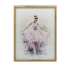  FALI PLAKÁT BALLERINA GRAVÍRÁS TÁNC 70x100 CM KERETTEL
