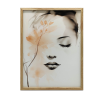  FALI PLAKÁT FA KERETBEN A NŐI SZÉPSÉG LÁTÁSA 70x100