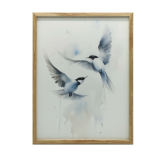 FALI PLAKÁT FA KERETBEN A TERMÉSZET CSENDÉ 30x40 CM grafika, keretezett kép