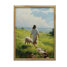 FALI PLAKÁT FA KERETBEN SZERETET TALÁLT 70x100 CM grafika, keretezett kép