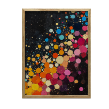  FALI PLAKÁT FA KERETBEN SZÍNHARMÓNIA 70x100 CM grafika, keretezett kép