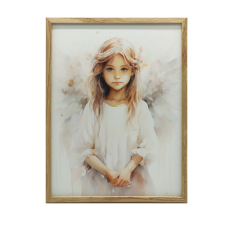 FALI PLAKÁT FEKETE ALUMÍNIUM KERETBEN WINGS OF HOPE 70x100 CM grafika, keretezett kép