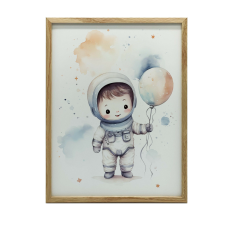 FALI PLAKÁT FELFEDEZŐ AZ Univerzum Léggömb 50x70 CM KERET NÉLKÜL grafika, keretezett kép