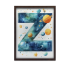  FALI PLAKÁT GALAXY LETTER Z KERET NÉLKÜL 30x40 CM MATT