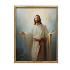 FALI PLAKÁT JÉZUS A REMÉNY FÉNYE KERET NÉLKÜL 30x40 CM MATTE grafika, keretezett kép