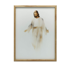 FALI PLAKÁT JÉZUS Akvarellben BÉKE ÉS KÉNYELEM 40X50 KERET NÉLKÜL grafika, keretezett kép