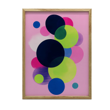 FALI PLAKÁT KÁOSZ KÖRÖBEN 40x50 CM KERET NÉLKÜL, MATT grafika, keretezett kép