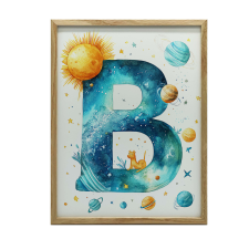  FALI PLAKÁT KERETBEN COSMOS UNIVERSE FEKETE KERET 70x100 CM grafika, keretezett kép