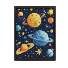 FALI PLAKÁT KOSMIKUS HARMÓNIA KERET NÉLKÜL 60x90 CM MATT PAPÍR grafika, keretezett kép