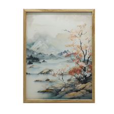 FALI PLAKÁT NYUGTATÓ PASZTELL SZÍNŰ KERET NÉLKÜLI 50x70 CM MATTE grafika, keretezett kép