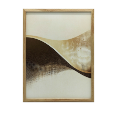 FALI PLAKÁT PONTOK HULLÁMA, ABSZTRAKT KERET NÉLKÜL 40x50 CM grafika, keretezett kép