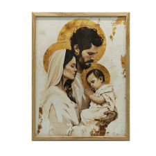  FALI PLAKÁT SZENT CSALÁD SZERETET HIT HŰSÉG 50x70 CM grafika, keretezett kép