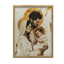 FALI PLAKÁT SZENT CSALÁD SZERETET HIT HŰSÉG 60x90 CM grafika, keretezett kép