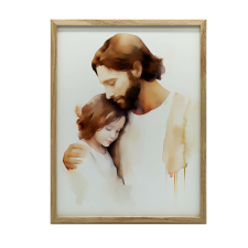 FALI PLAKAT THE CARE OF JESUS NAGY 70x100 CM KERET NÉLKÜL, MATT grafika, keretezett kép
