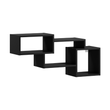  Fali polc ALITTY 96x46 cm, fekete bútor